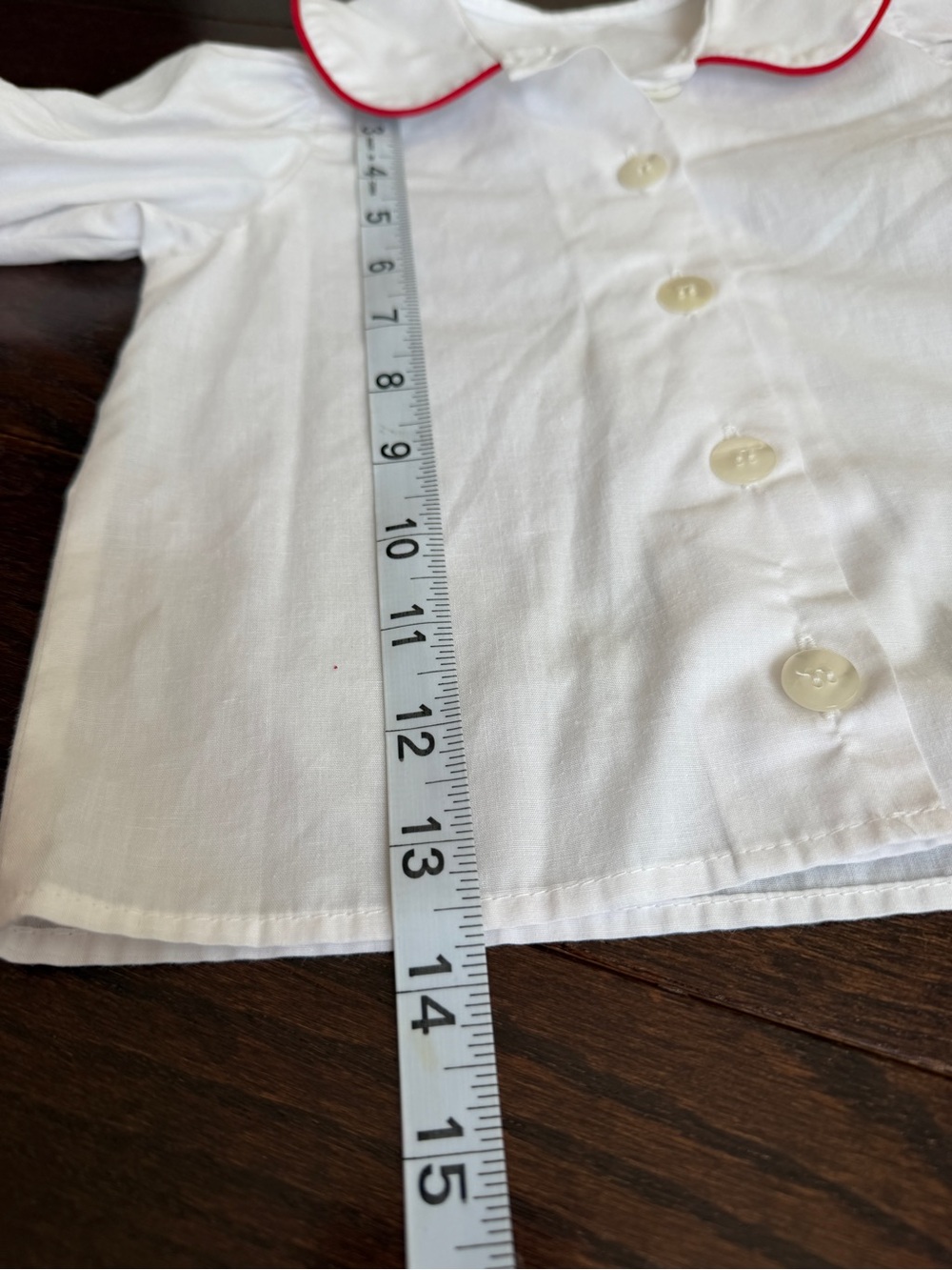Vintage Chocolate Soup Blue Dress with Appliqué and White Blouse Set 2T - Picture 8 of 10